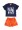 TOFFYHOUSE Infants Graphic T-Shirt & Shorts Set Orange/Navy