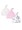 Bebi Pack Of 3 Soft Baby Cap Set Pink/White
