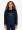 R&B Sequined Long Sleeves Sweatshirt Navy Blue