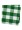 Amal Cotton Table Napkin Green/White 51 x 51centimeter