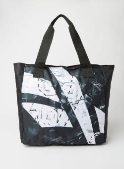 Reebok Essentials Graphic Tote Bag Black/White