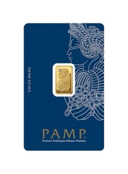 Javeri Jewellery Suisse Pamp 24K (999.9) 2.5g Gold Bar