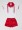 TOFFYHOUSE Baby Collar Polo and Shorts Set Red