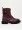 shoexpress Solid Zip Detailed Ankle Boots Burgundy