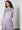 SIVVI for HANIYA Satin Tie-Up Neck Midi Dress Purple