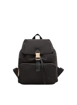 MANGO Raimon Medium Design Backpack Black