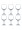 Luminarc 6-Piece French Brasserie Stemmed Glass Set Clear 210ml