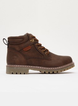 shoexpress Lace Up Casual Boots Brown